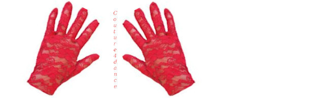 Spitzen-Handschuhe, ROT