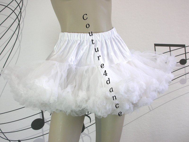 Mini Petticoat Karneval/Fasching,Weiß